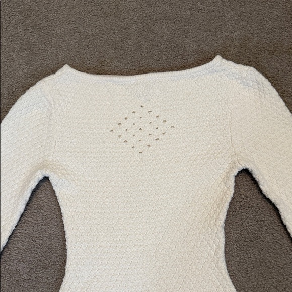 Princess Polly Cream Long Sleeve Knit Dress - Picture 2 of 6